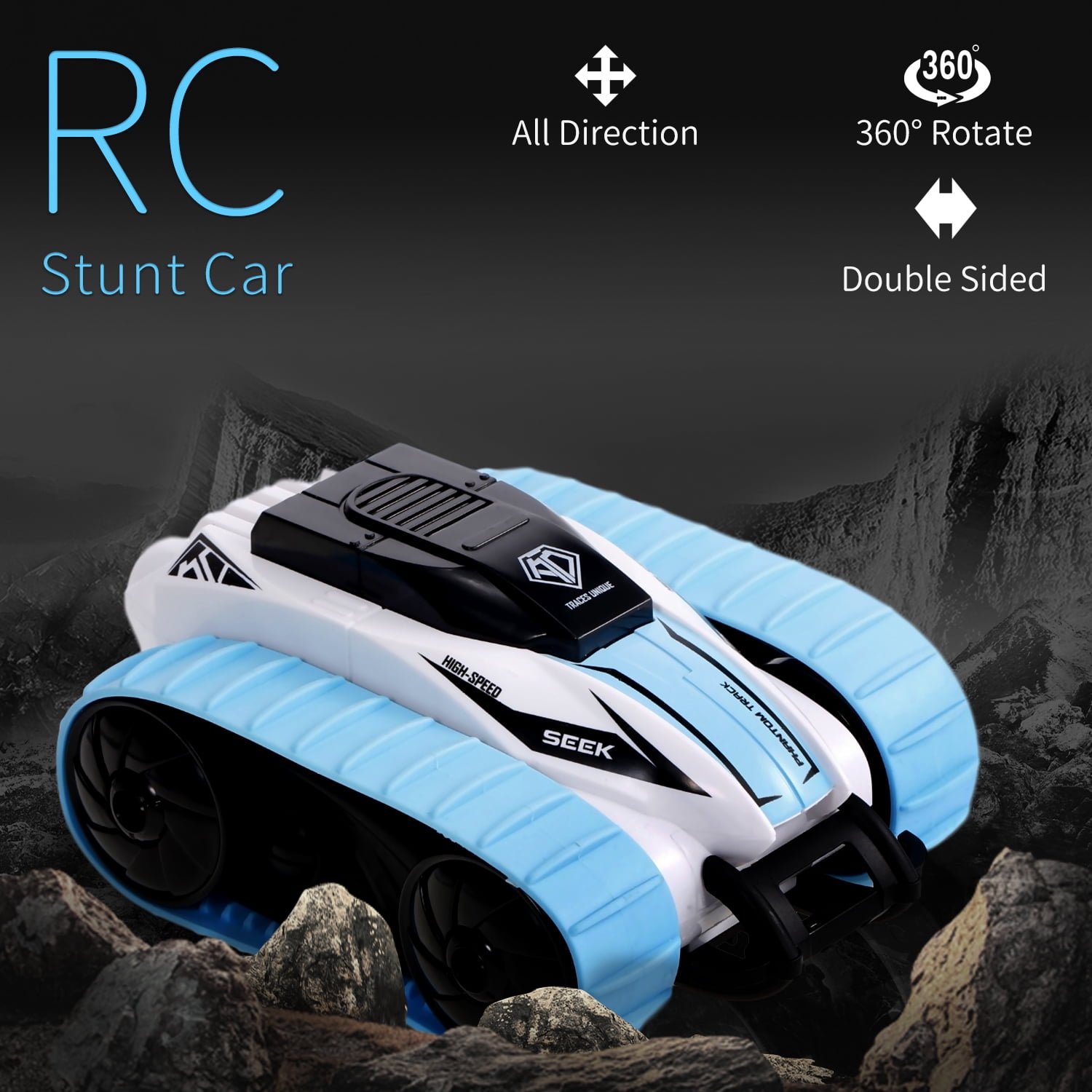 rc viper double sided car