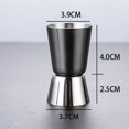 thumbnail image 4 of Jigger à Cocktail en Acier Inoxydable Mesure Professionnelle Jigger Double Jigger, 4 of 5