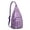 Purple-15, variant on Llama Face Sling Backpack&nbsp;- Cute Kawaii Alpaca Print Shoulder Bag, Durable Water-Resistant Pack for Everyday Use