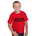 thumbnail image 5 of Autism Seeing the World Differently Crewneck T Shirts Boy Girl Teen Brisco Brands XS, 5 of 6