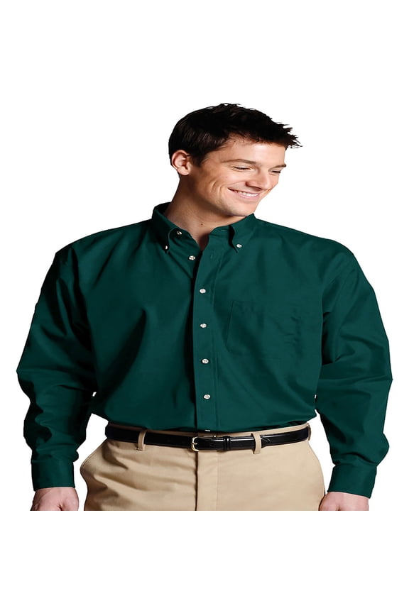 Garment Men's Long Sleeve Button Down Poplin Shirt, Style 1280