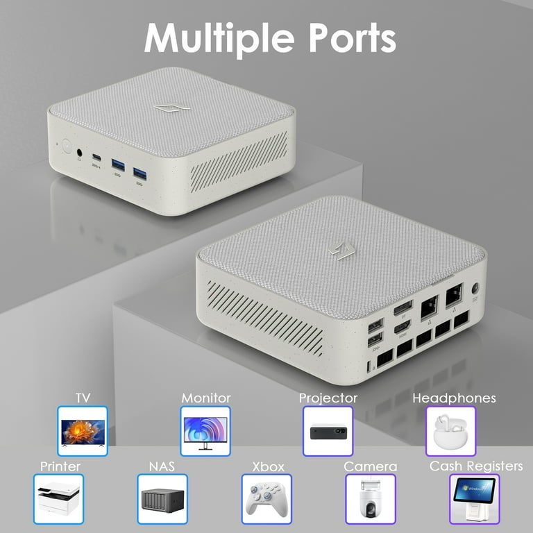 CyberGeek Linux Mini PC AMD Ryzen 7 5700U (8C/16T, up to 4.3Ghz