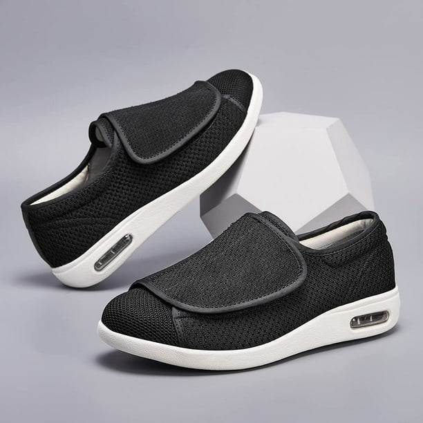 Mens walking shoes with best sale velcro closures