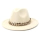 thumbnail image 5 of Sombrero Fedora Jinwen Beige de Fieltro, 5 of 5