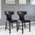 thumbnail image 2 of CorLiving Kings Studded Bonded Leather Counter Height Barstools, 2 of 4