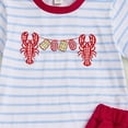 thumbnail image 6 of Toddler Boy Clothes Kids Spring Summer Embroidery Printed Sleeveless Casual 12 18 24 Month 3T 4T 5T New Born for Twins Outfits T-shirt with Elastic Waist Shorts Outfit 2 Piece, 6 of 7