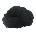 thumbnail image 5 of Tachiuwa Chunky Chenille Yarn for Crocheting, Bulky Thick Yarn for Knitting,Super Bulky Chunky Yarn for Hand Knitting Blanket Black, 5 of 9