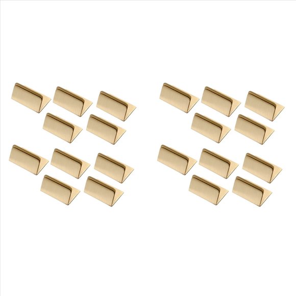 Soportes para Tarjetas de Lugar Latón, 20 Unidades, Tamaño , Soporte para Tarjetas Mesa Vintage, Soportes para Tarjetas Mesa Pequeñas Antiguas, Etiquetas de Precios para Notas