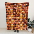 thumbnail image 4 of Fried Bacon 3D Funny Realistic Food Ultra-Soft Throw Blanket 50"x40" Travel All Season Bed Sofa Dorm Decor Bedding Bedroom, 4 of 6