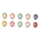thumbnail image 4 of KAKOWELY 10Ud Adorno Ovalado De Aleación Con Rhinestone Para Joyería Y Eventos, 4 of 7