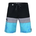 thumbnail image 2 of Beautiful Giant Polyester Spandex Men's Swim Trunks No Liner Quick Dry Board Shorts Zipper Pocket 10" Inseam, 2 of 7