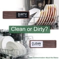 thumbnail image 3 of Uxcell Dishwasher Magnet Clean Dirty Sign Rectangle Heart Sign for Dishwasher, Dark Brown, 3 of 6