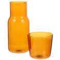 thumbnail image 2 of Bedside Desktop Glass Bottle Multi-function Water Jug Transparent Glass Jug with Cup, 2 of 8