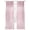 Pink, variant on Orange Brown Sheer Curtains 72 Inch Length 2 Panels Set, Modern Abstract Art Ombre Striped Voile Window Treatment Rod Pocket Curtains Sheers Drapes for Bedroom/Living Room/Kitchen 52"x72"x2