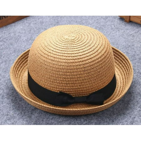 

Relanfenk Baby Hats Mother&Me Bowknot Children Breathable Straw Kids Boy Girls Cap Hat