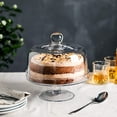 thumbnail image 4 of WHOLE HOUSEWARES Présentoir à Gâteau en Verre avec Dôme / Support et Présentoir, 4 of 5