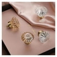 thumbnail image 4 of Crystal Glass Furniture Handle Gold Base Transparent Kitchen Cabinet Knobs Cupboard Wardrobe, 4 of 7