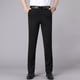 thumbnail image 1 of Pantalones largos de verano para hombre, de pierna recta, para uso diario, finos, informales, de negocios, de poliéster., 1 of 9