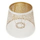 thumbnail image 3 of Lamp Shade E27 E26 White Carved Flower Pattern Iron Modern Design Easy Installation Bulb Shade for Home Living Room, 3 of 5