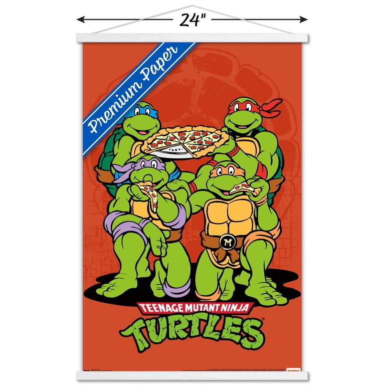 Nickelodeon Teenage Mutant Ninja Turtles - Pizza Wall Poster with