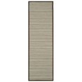 thumbnail image 5 of SAFAVIEH Natural Fiber Urban Striped Sisal Area Rug, Teal/Brown, 6' x 9', 5 of 9