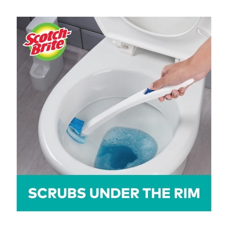 SCOTCH-BRITE DISPOSABLE REFILLS FOR TOILET CLEANING SYSTEM, 12 REFILLS