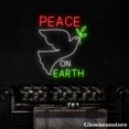 thumbnail image 4 of Glowneon Peace on Earth Neon Sign, Peace on Earth Led Sign, Pigeon Neon Light, Peaceful Decor, 4 of 5