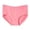Red, variant on 4 Pack Women's Middle Waist Cotton Panties Soft Hipster Full Coverage Briefs Plus Size Stretch Briefs