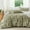 02 - Olive Green, variant on King Comforter Set - Beige Bed Set, 3 Pieces Cute Floral Bedding, 1 Soft Botanical Flowers Comforter and 2 Pillow Shams