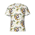 thumbnail image 4 of Vsdgher Snake And Moon Print Men's Dry Fit Mesh Athletic Shirts Moisture Wicking Tennis T-Shirt Tops, 4 of 9