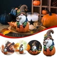 thumbnail image 1 of Fiudx Adorno de Calabaza Enana Sentada, de Resina, con Detalles Realistas, Ideal para Decorar El Hogar o La Oficina, Ideal para Acción de Gracias y Navidad, Fácil de Mantener, Estilo Microjardín., 1 of 7