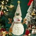 thumbnail image 5 of Decoration Adorable Snowman Plush Pillow Toy - Christmas Home Decor & Festive Gift for Kids Adults,Home Decor|Cloth,White, 5 of 6