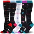 thumbnail image 3 of Calcetines de compresión tubo transpirable Calcetines de compresión para hombres y mujeres Calcetines deportivos al aire libre Calcetines de compresión, 3 of 6