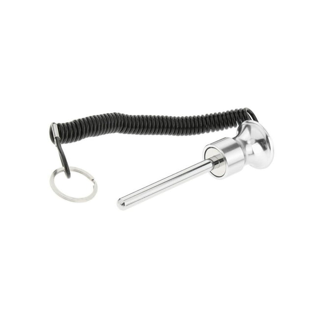 kurtrusly Aimanté Poids Pile Broche avec Corde de Traction Pièces de Rechange 8x80mm Argent