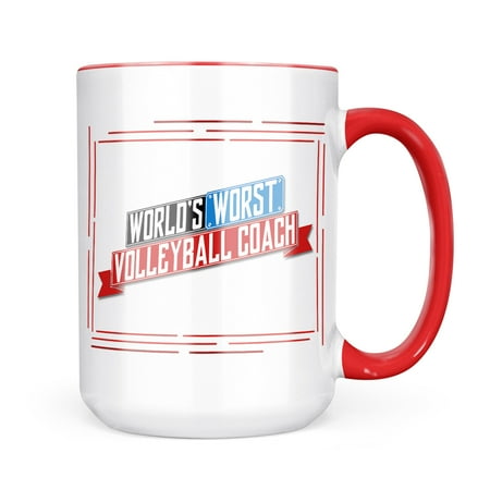 

Neonblond Funny Worlds worst Volleyball Coach Mug gift for Coffee Tea lovers