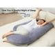 thumbnail image 2 of Almohadas para Embarazo, Almohada de Maternidad de Cuerpo Completo en Forma de U con Funda Extraíble - Soporte para Espalda, Piernas, Vientre, Caderas para Mujeres Embarazadas, Embarazo de 57 Pul, 2 of 5