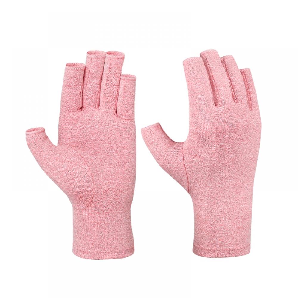 Compression Arthritis Gloves Fingerless Glove for Carpal Tunnel, RSI