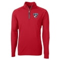 thumbnail image 2 of Men's-Cutter & Buck  Red FC Dallas Big & Tall Adapt Eco Knit Stretch Recycled Quarter-Zip Pullover, 2 of 3