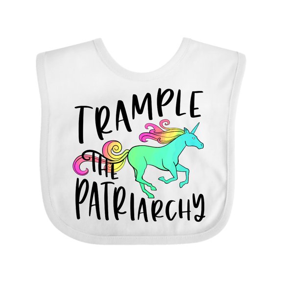 Inktastic Women's Rights Trample the Patriarchy Boys or Girls Baby Bib