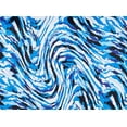 thumbnail image 2 of Zelouf Print On Ity  , Sewing, DIY, Crafts Fabric by the Yard, 944 Blk/blue, 7 Yard, 2 of 2