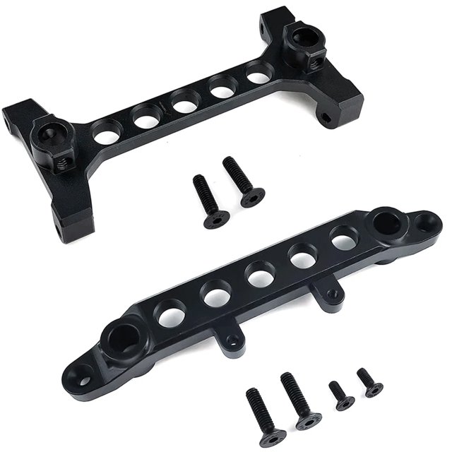 Soporte amortiguador estable de aleación de aluminio Bewildely para 1/6 Axial SCX6 RC