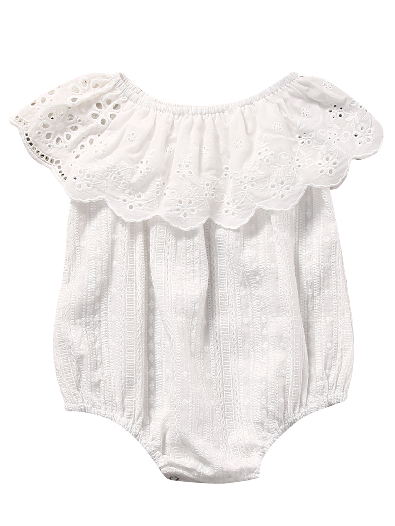 Pudcoco Newborn Infant Baby Girl Bodysuit Lace Romper Outfit Sunsuit ...