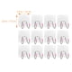 thumbnail image 2 of 12 ganchos de pared autoadhesivos sin costuras con doble cabezal., 2 of 6