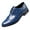 Blue, variant on Avamo Mens Oxford Shoe Classic Dress Shoes Lace Up Oxfords Comfort Wedding Blue 6