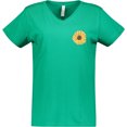 thumbnail image 3 of Inktastic Pocket Full of Sunshine Sunflower Women's V-Neck T-Shirt, 3 of 5