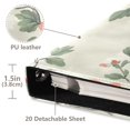 thumbnail image 3 of FORMRS 3 Ring Photo Album 4"x6" Self Adhesive Large Capacity PU Leather Cover, Red Floral Pattern, 3 of 8