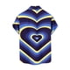 thumbnail image 3 of Camisa Hawaiana para los Hombres Impreso de Manga Corta Botón Cardigan, Cuello Turndown Hombres de Manga Corta Botón Abajo Camisas, 3 of 3