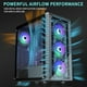 thumbnail image 3 of Funda ATX para PC MOROVOL R7 con 4 ventiladores RGB, USB 3.0, vidrio templado, 3 of 6