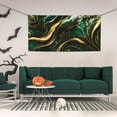 thumbnail image 2 of Lsque Green Marble Pattern Party Banner, Festive Banner , Holiday Celebrations and Events for Carnival Birthday Party Festival Decorations-Medium, 2 of 8