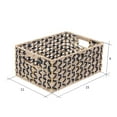 thumbnail image 5 of Villacera Rectangle Hand Weaved Wicker Baskets Set of 2, 5 of 6